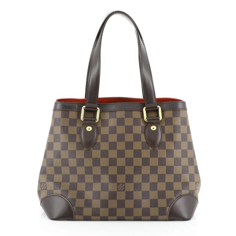 Gray Louis Vuitton Hampstead Handbag Damier PM