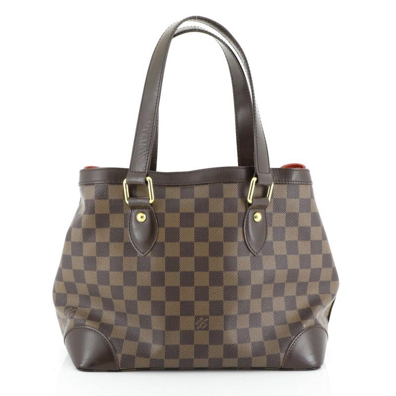 Gray Louis Vuitton Hampstead Handbag Damier PM 