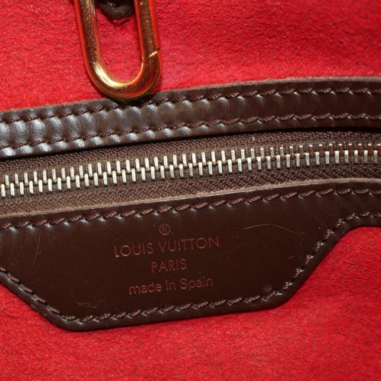 Louis Vuitton Hampstead Large Damier Ebene Mm 869996 Brown Coated ...