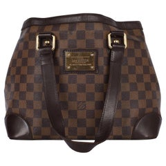 Louis Vuitton Hampstead PM Damier Ebene Canvas Leder Medium Brown