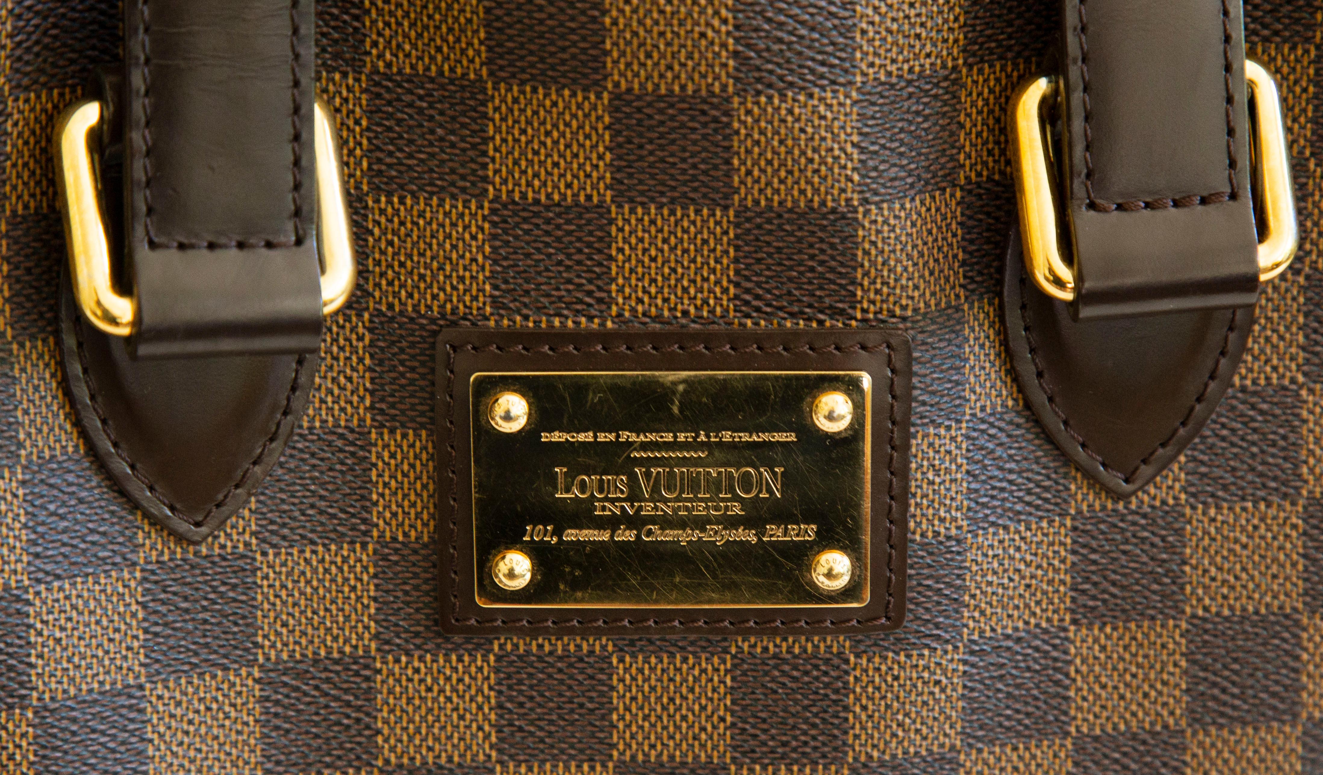Louis Vuitton Hampstead PM Ebene Damier in Coated Canvas 9