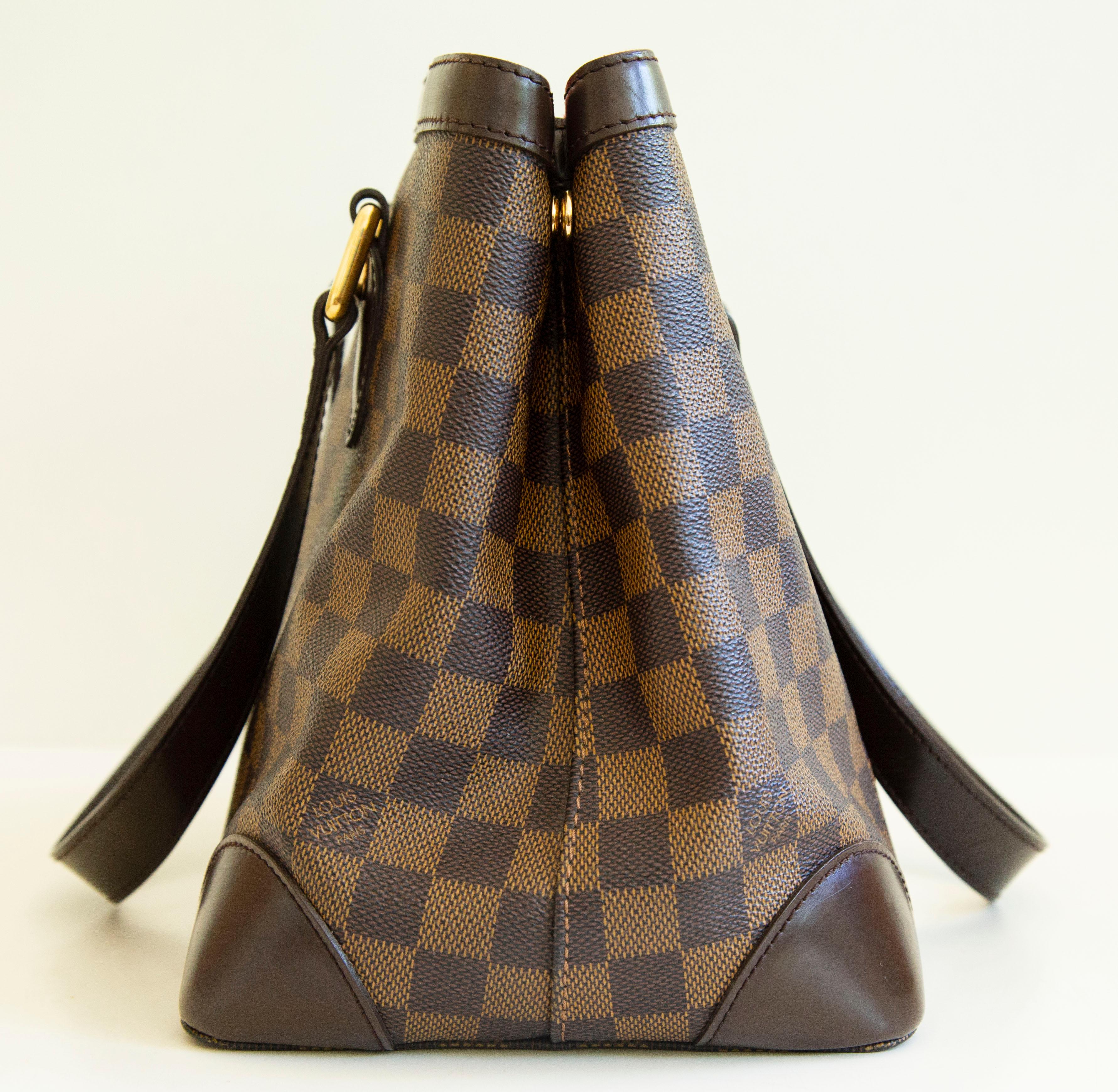Louis Vuitton Hampstead PM Ebene Damier in Coated Canvas 4
