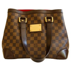 Louis Vuitton Hampstead PM Ebene Damier in Coated Canvas