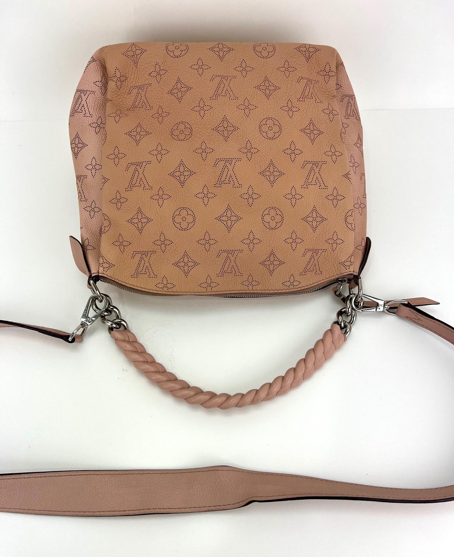 Louis Vuitton Hand Bag Babylone Mahina Chain BB Magnolia Pink Shoulder Bag  1