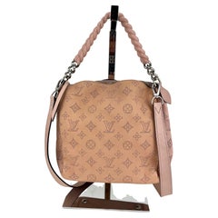 Louis Vuitton Hand Bag Babylone Mahina Chain BB Magnolia Pink Shoulder Bag 