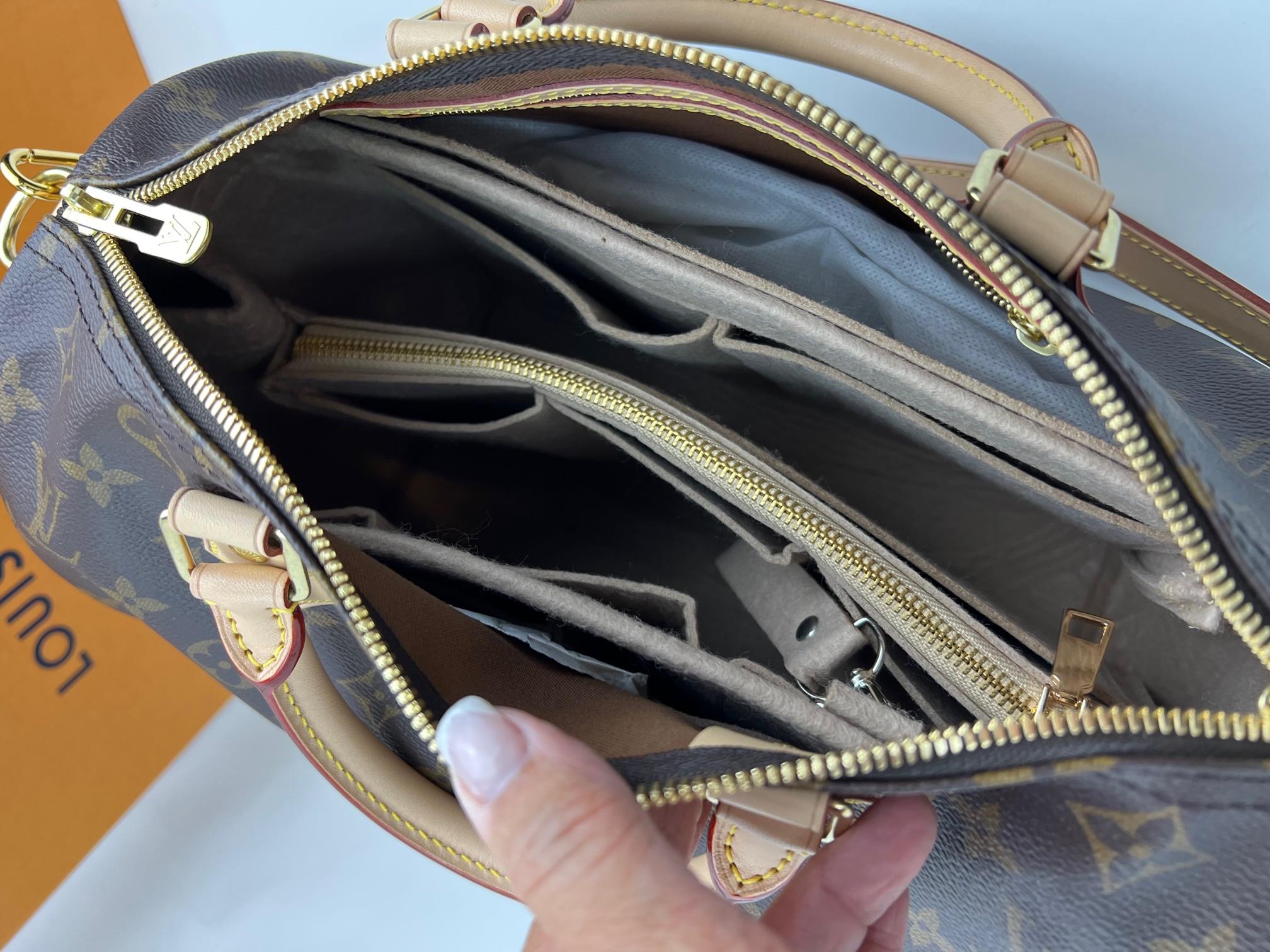 LOUIS VUITTON Hand Bag Speedy 30 Bandouliere Monogram Bag Added  Insert 4