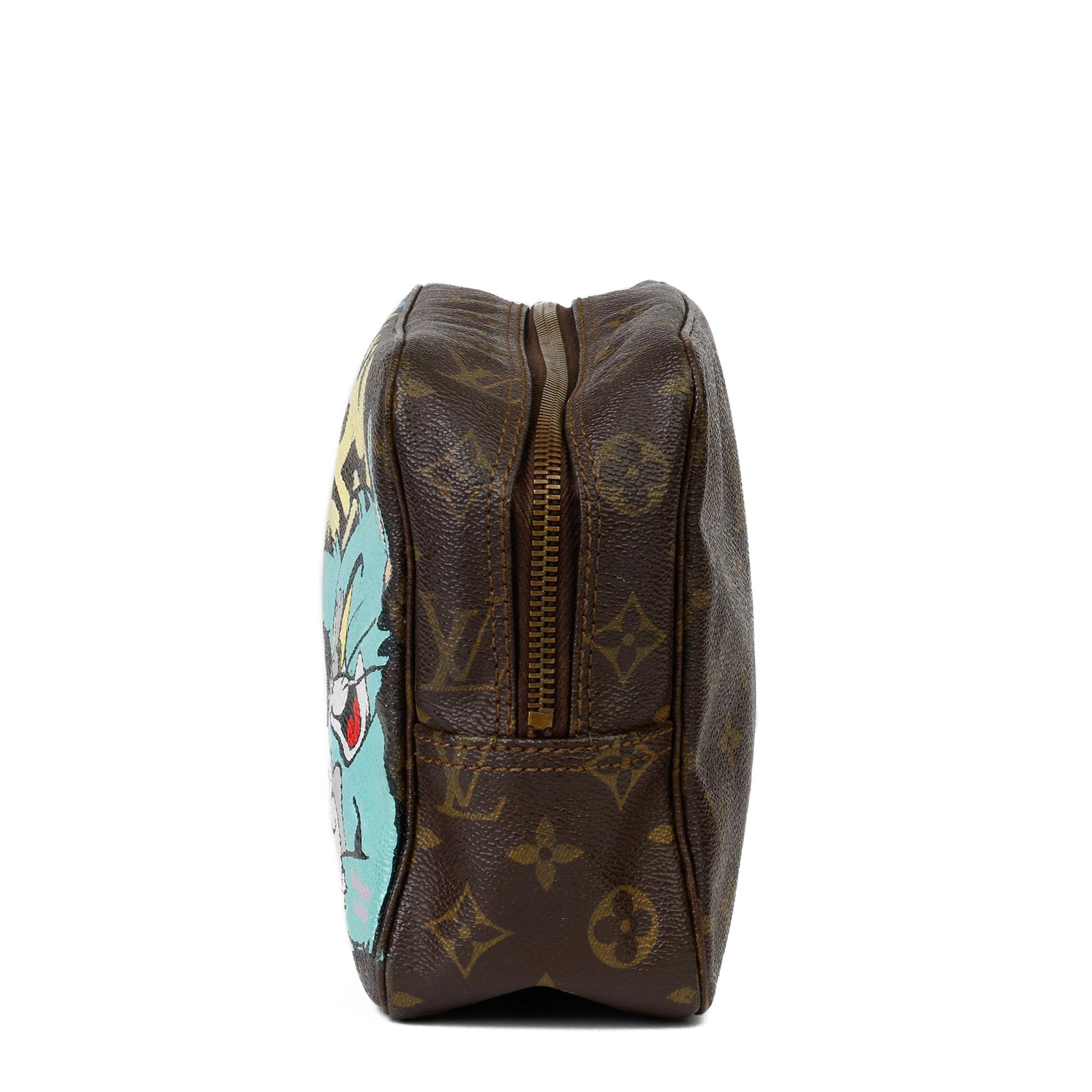 Women's or Men's Louis Vuitton Hand-painted 'Get This Money' X Year Zero London Toiletry Pouch