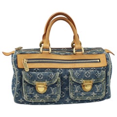 Louis Vuitton handbag in denim monogram