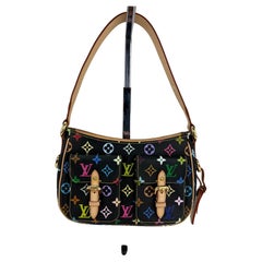 LOUIS VUITTON Handbag MONOGRAM Multicolor Black Lodge PM Shoulder Bag 