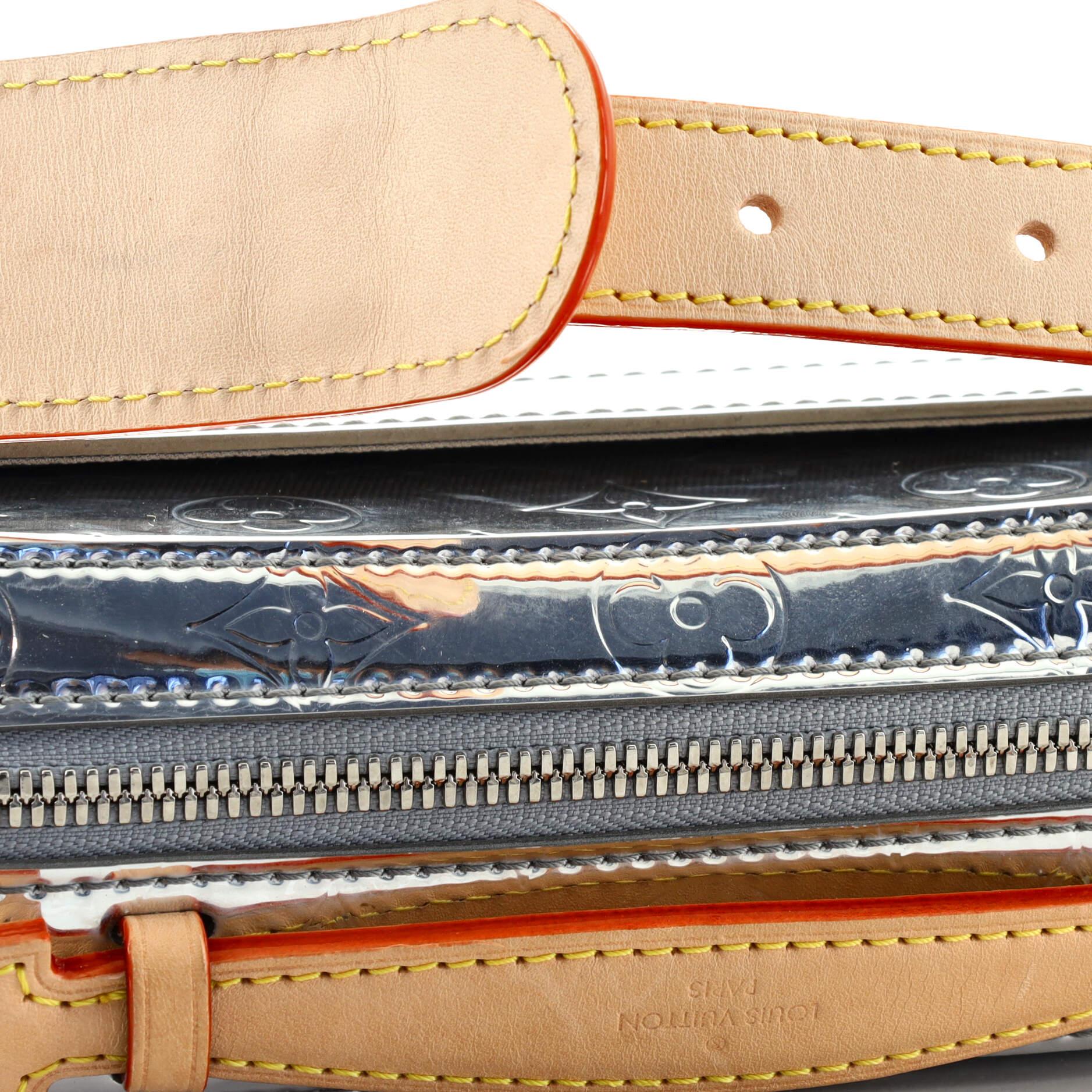 Louis Vuitton Handle Trunk Monogram Mirror Coated Canvas In Good Condition In NY, NY