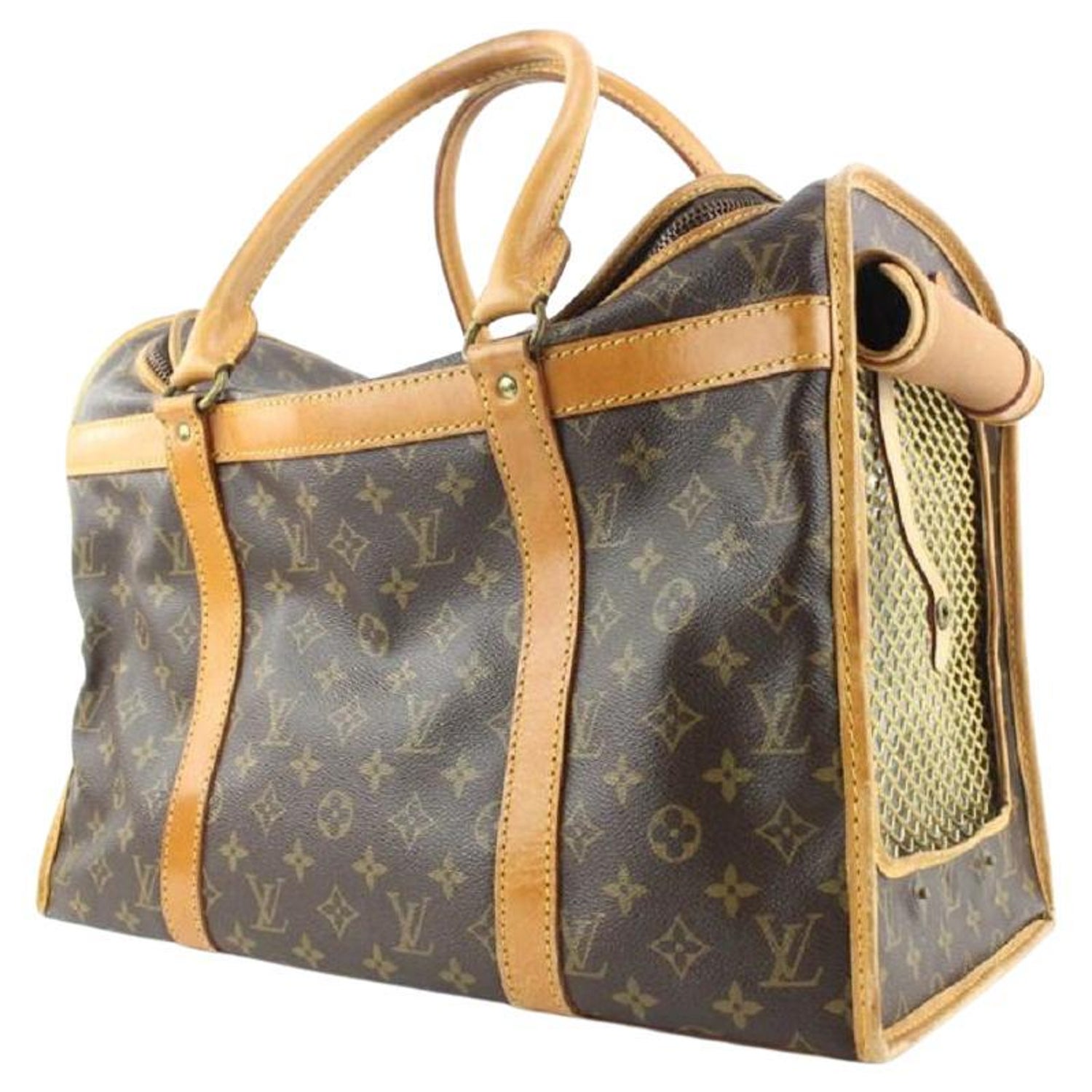 Pre-owned Louis Vuitton Pet Dog Carrier 50 Travel With Dust
