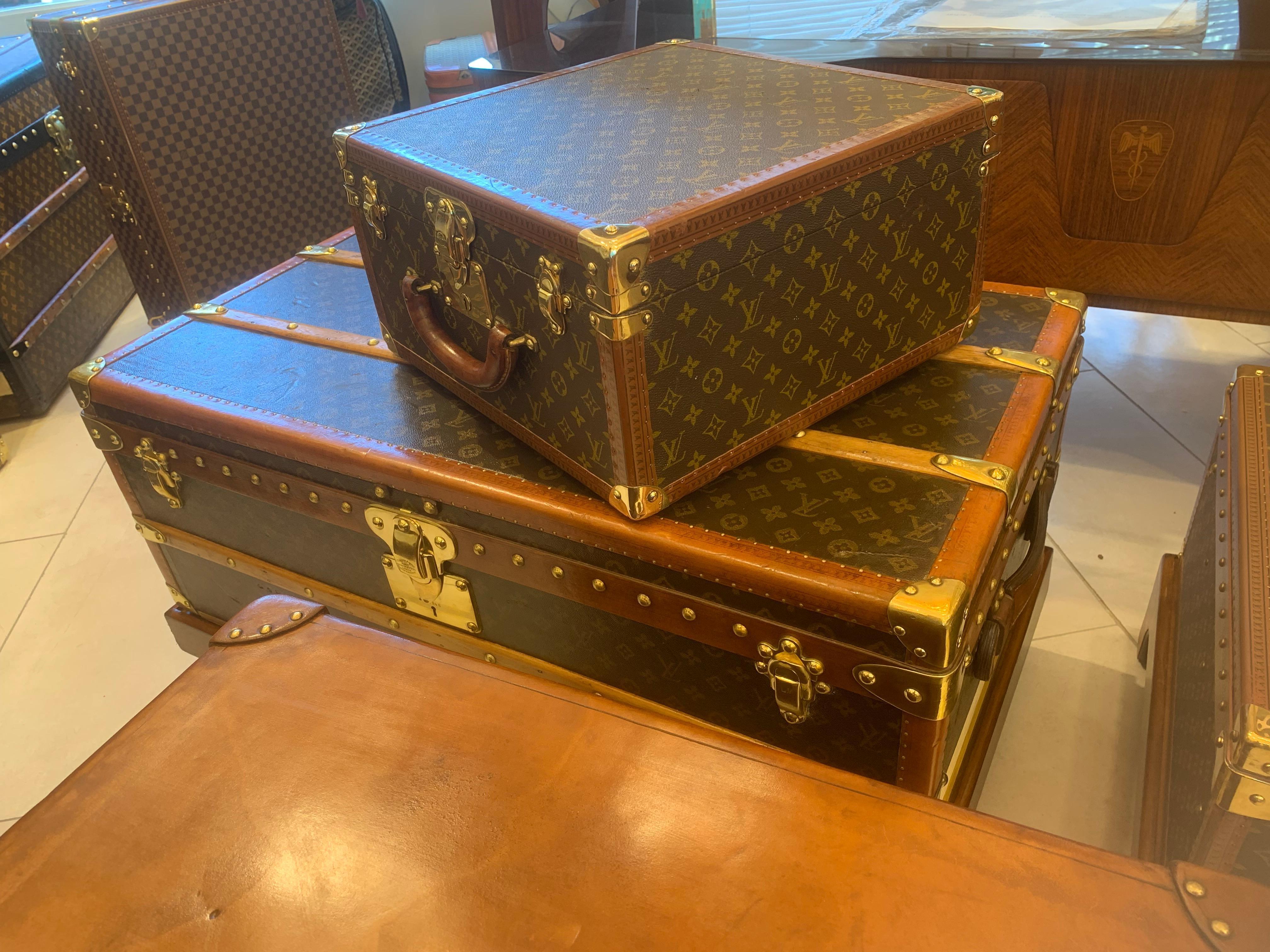 Malle à chapeau Louis Vuitton, Malle à vapeur Louis Vuitton, Malle à vapeur Louis Vuitton 14