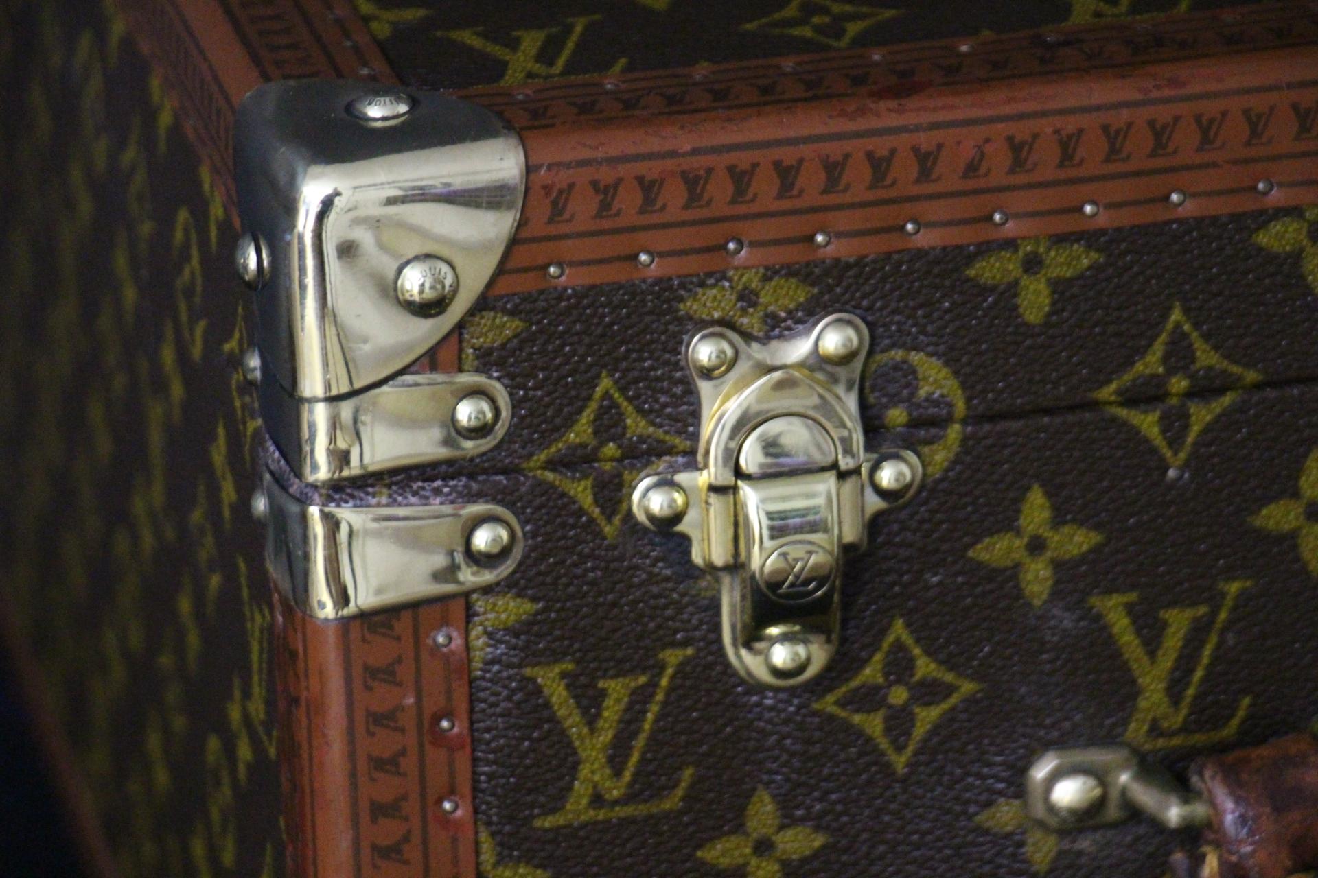 Noir Malle à chapeau Louis Vuitton, Malle à vapeur Louis Vuitton, Malle à vapeur Louis Vuitton