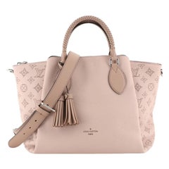 LOUIS VUITTON HAUMEA Tote Bag in Galet Color Smooth and Perforated Calf  Leather at 1stDibs