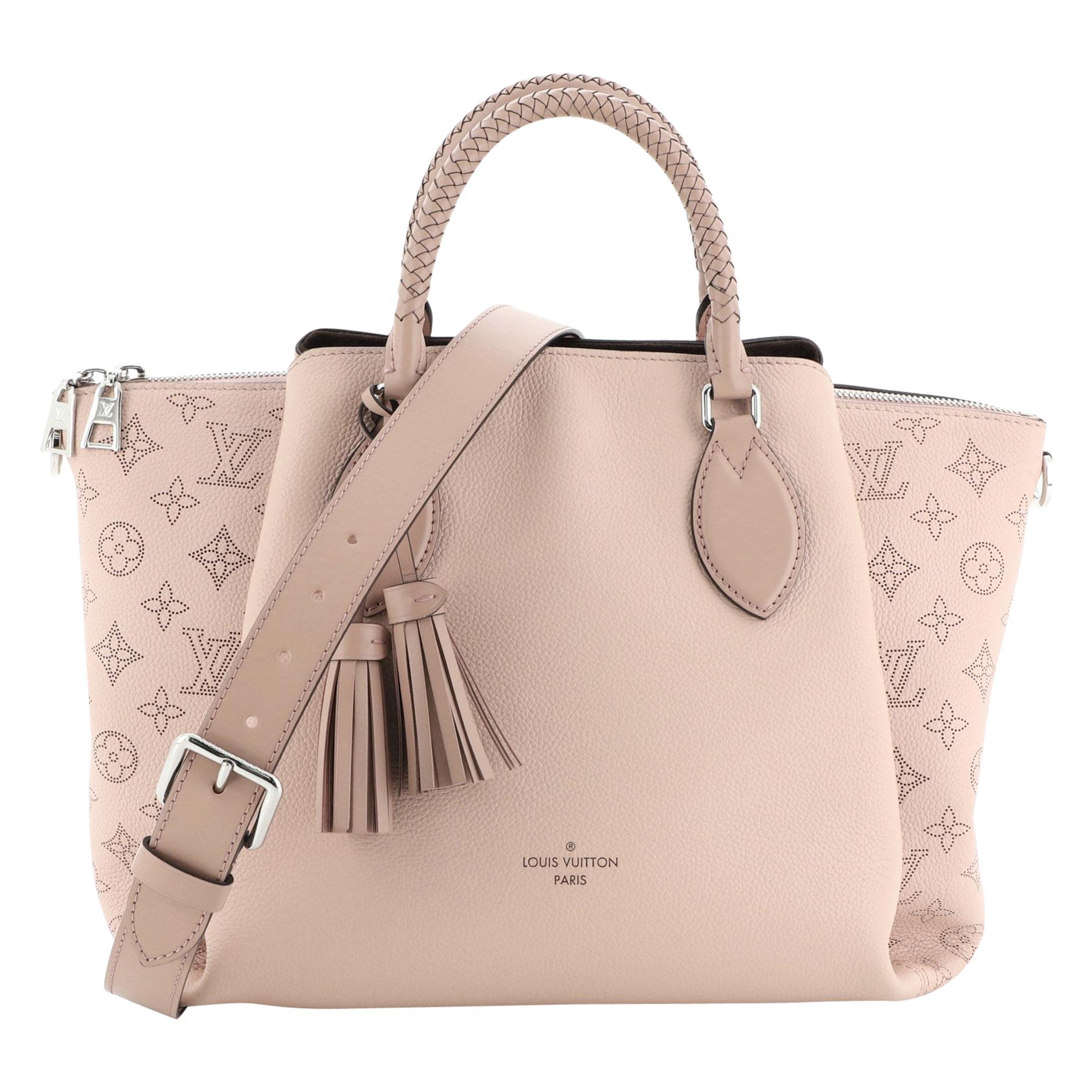 Louis Vuitton Mahina Leather Haumea Satchel (SHF-21619) – LuxeDH