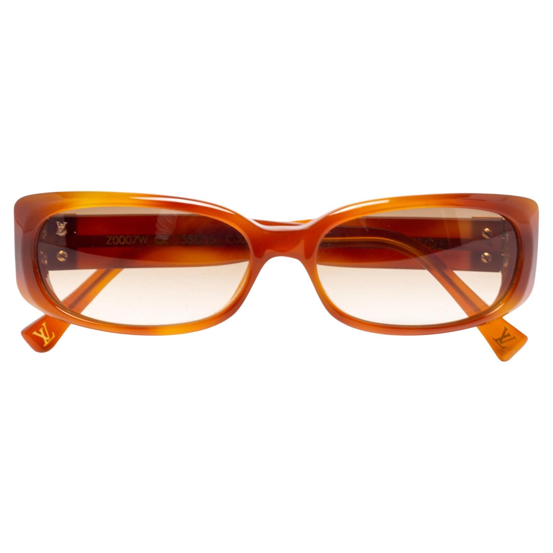 Fabulous Louis Vuitton Cat Eye Sunglasses with Diamond Swarovski Fleur