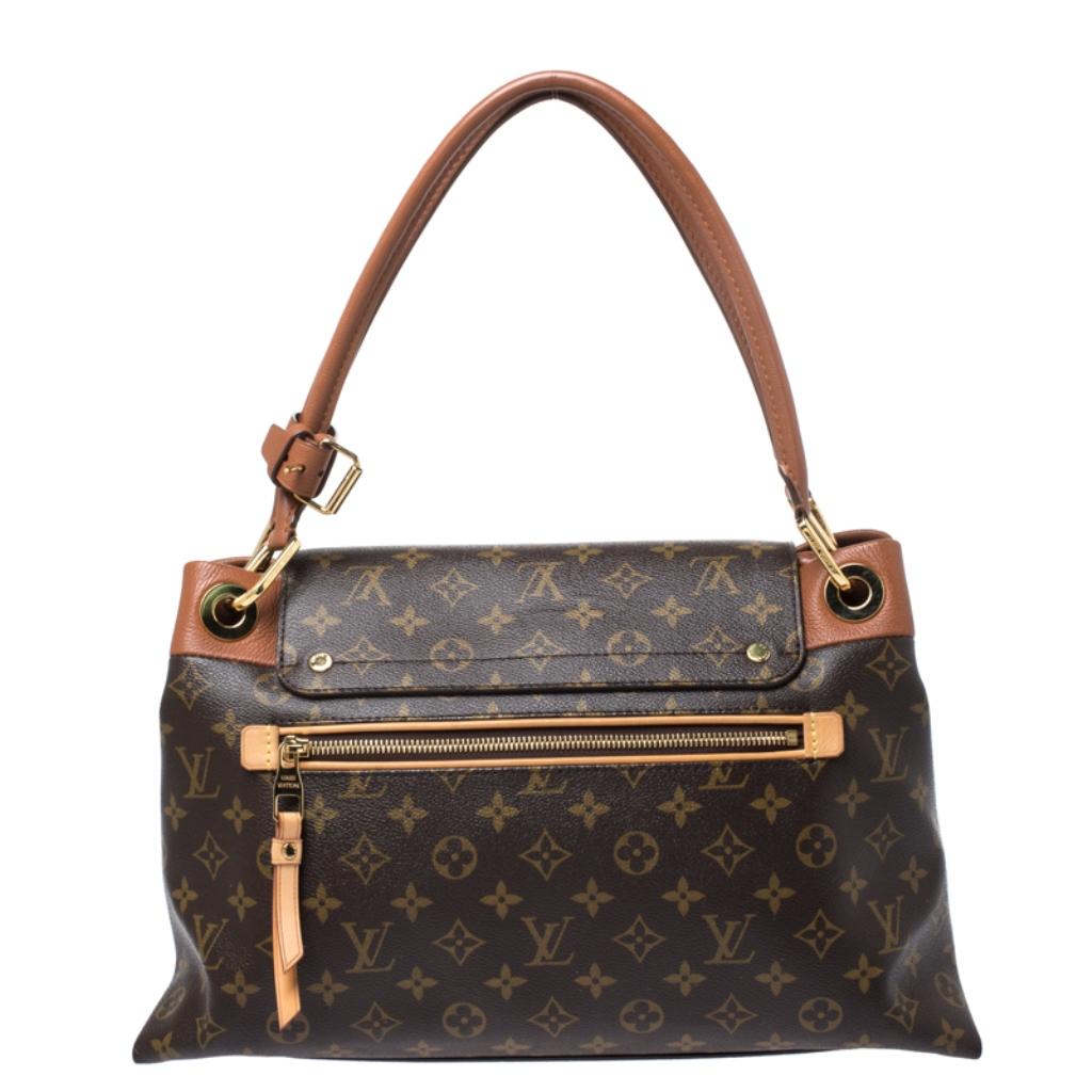 This Louis Vuitton handbag is a timeless piece that can last you season after season. This bag is made of monogram canvas and ideal to work all your needs. The interior is lined with Alcantara, making the bag highly durable and functional. Attain a