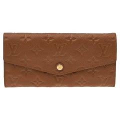 Louis Vuitton Havane Monogram Leather Empreinte Curieuse Wallet