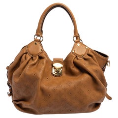 Louis Vuitton Havane Monogram Mahina Leather Surya L Bag