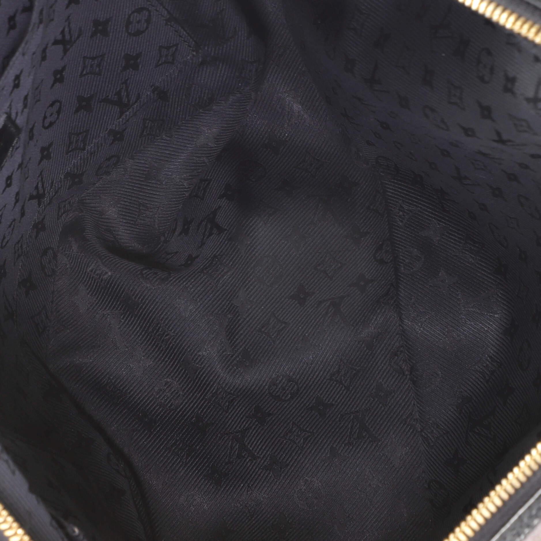 Louis Vuitton Havane Stamped Trunk Bowler Bag Suede PM 1