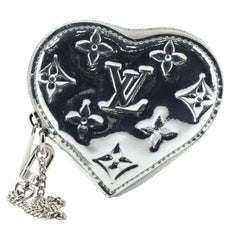 Louis Vuitton Heart Coin Purse Miroir PVC