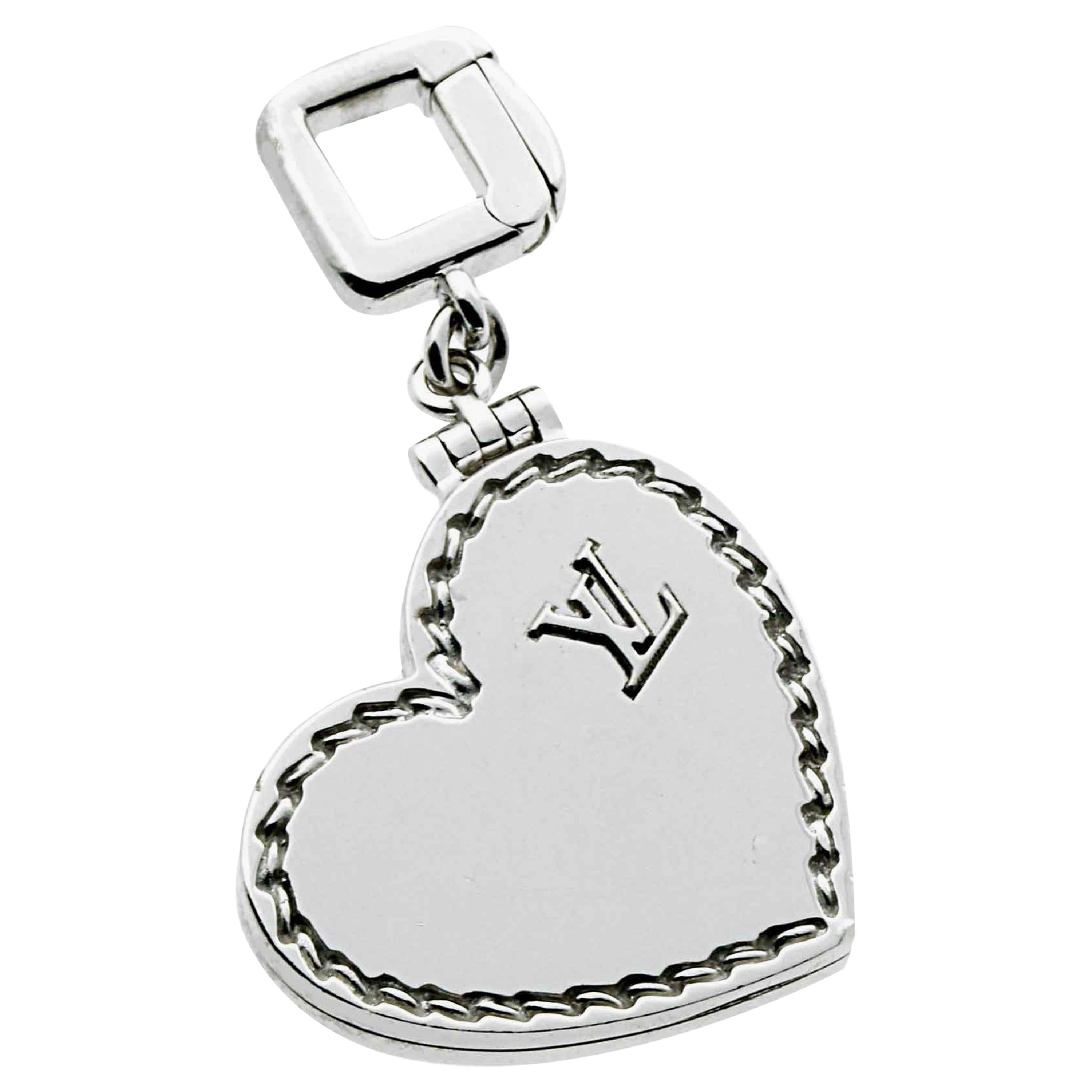 Louis Vuitton Heart Locket Charm Pendant