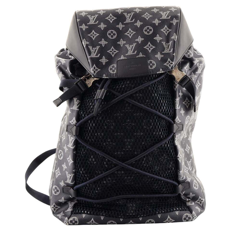 Louis Vuitton Palm Springs Backpack Damier and Monogram Patchwork Denim ...