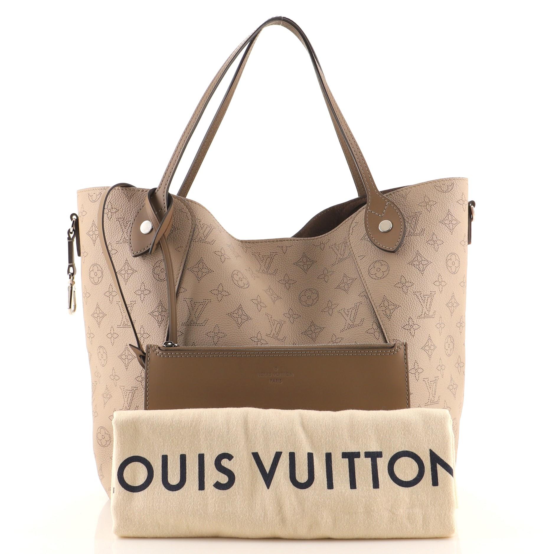 Louis Vuitton Hina Beige Leather Shoulder Bag (Pre-Owned)