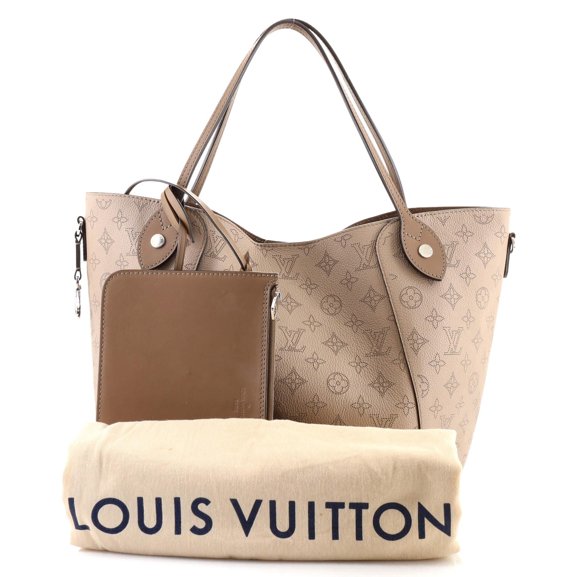 Extremely Good] Louis Vuitton Mahina Hina MM Tote Bag M55552 Light Purple