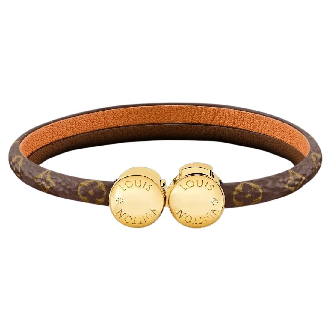 Louis Vuitton LV Clic It Bracelet Monogram. Size 19