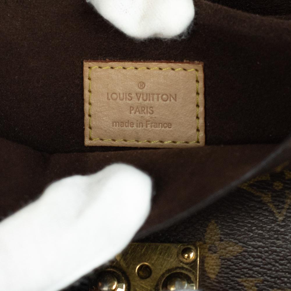 LOUIS VUITTON, Hobo Metis in brown monogram canvas In Good Condition In Clichy, FR