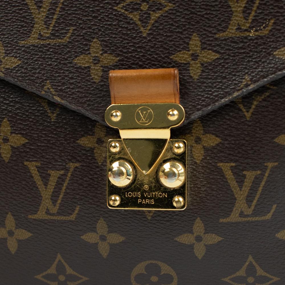 LOUIS VUITTON, Hobo Metis in brown monogram canvas 2