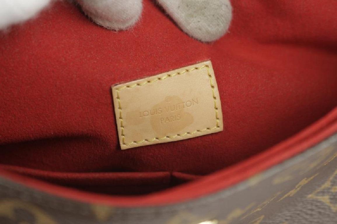 Louis Vuitton Hobo Monogramm Gaia 27lk1219 Braune beschichtete Segeltuch-Tasche im Angebot 4