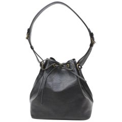 LOUIS VUITTON Epi Leather Petit Noe Black Shoulder Bag - Sale