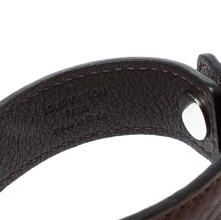 Louis Vuitton Leather Bracelet - For Sale on 1stDibs