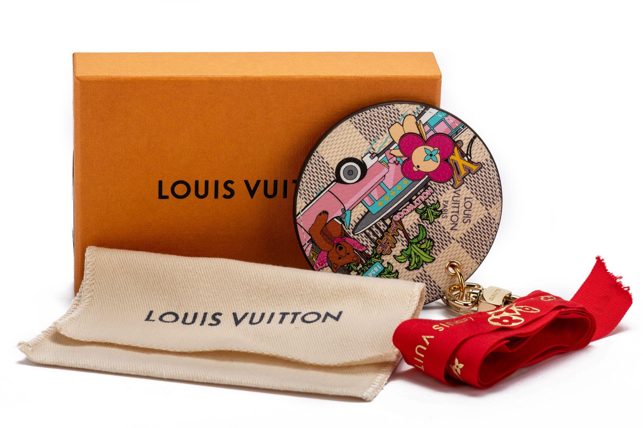 Brown Louis Vuitton Hollywood Bag Charm Key Ring For Sale
