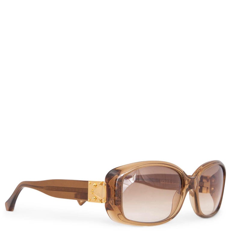 LOUIS VUITTON honey GLITTER SOUPCON Sunglasses Z0003W For Sale at 1stDibs