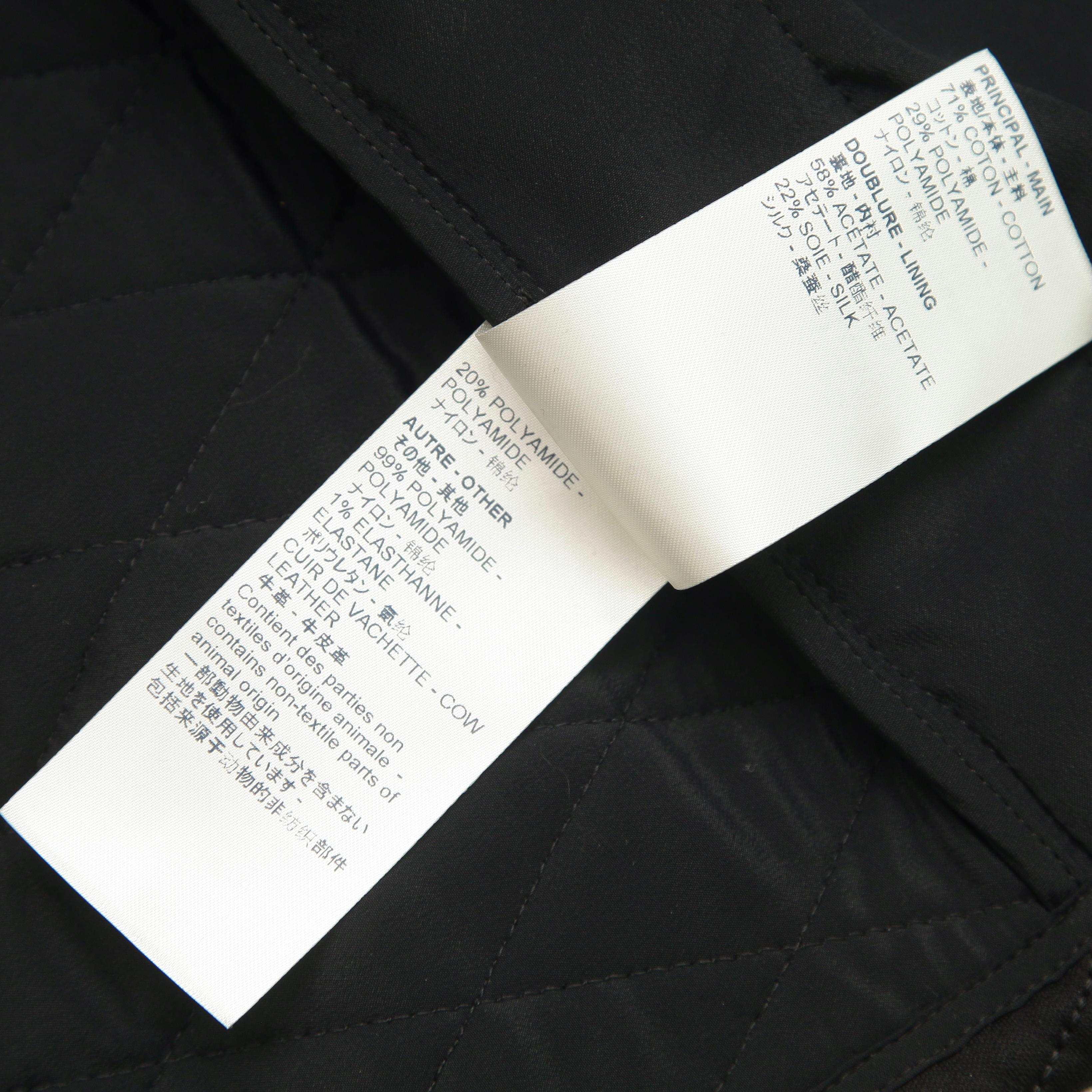 LOUIS VUITTON Hoodie Jacket Zip Coat Cardigan Zipper Silver HW Leather XS $2650 3