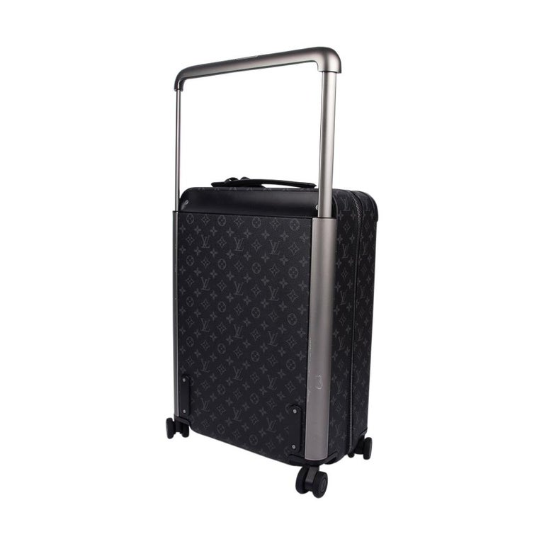 Louis Vuitton Horizon 55 Roller Luggage Carry On Black Monogram at
