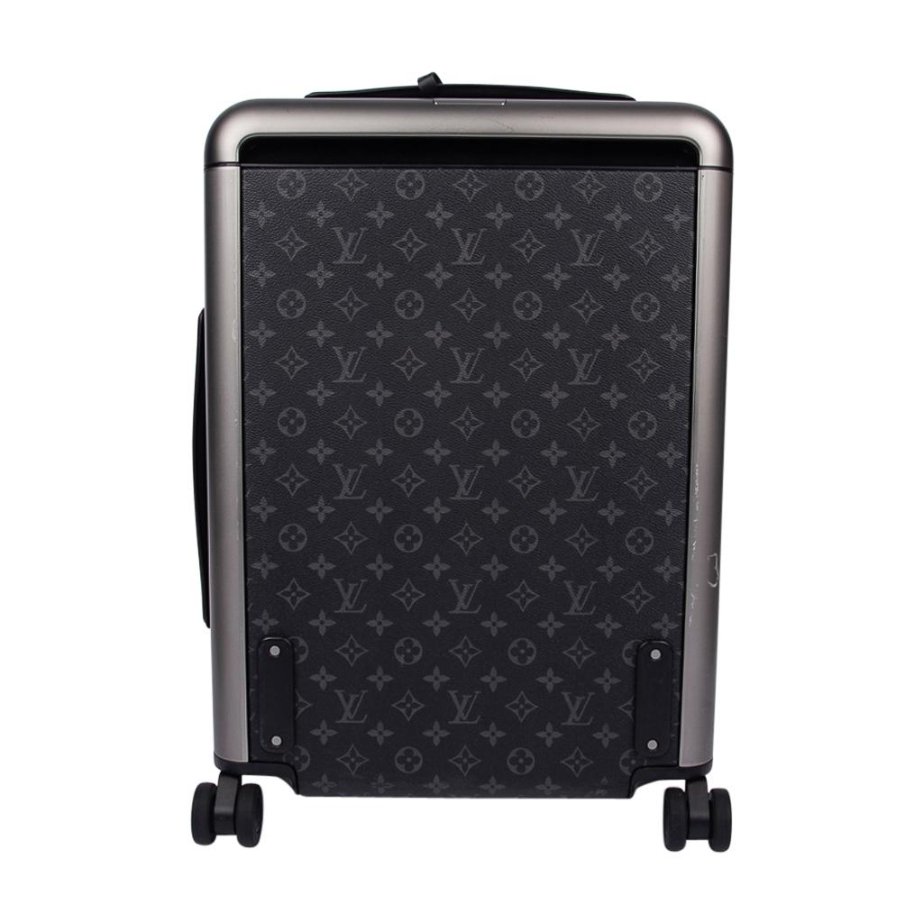 Louis Vuitton Horizon 55 Roller Luggage Carry On Black Monogram 2