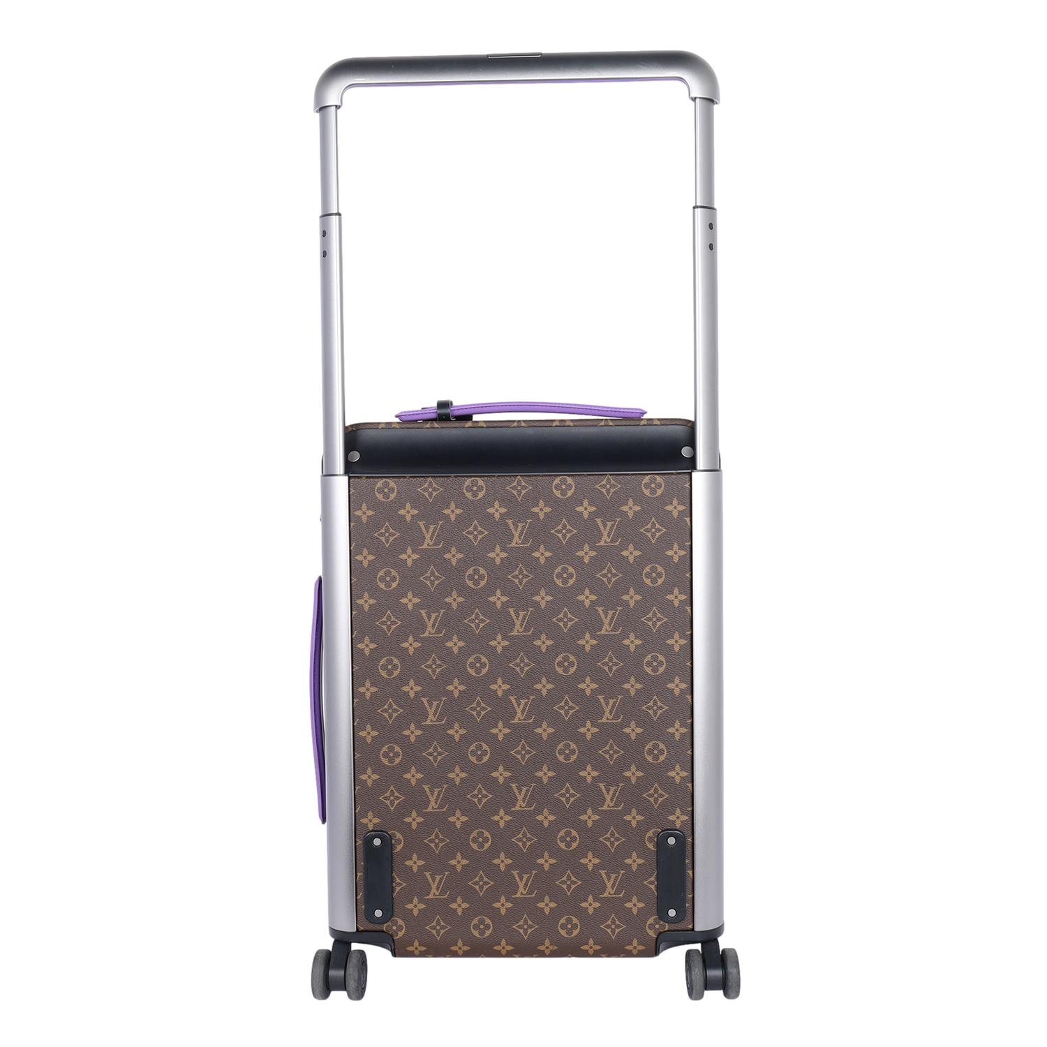 Louis Vuitton Horizon 55 Rolling Suitcase Monogram Purple 10