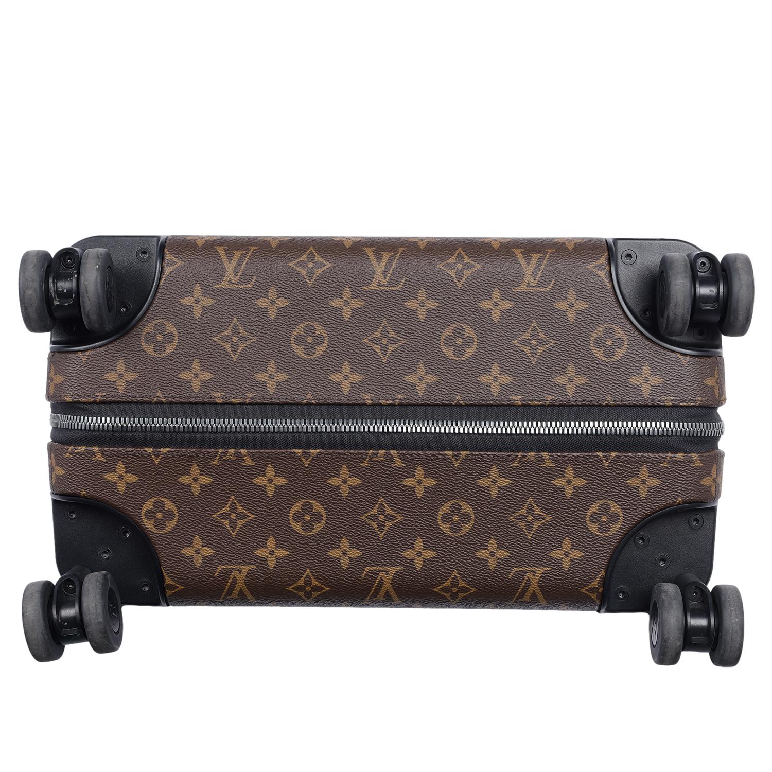 Women's or Men's Louis Vuitton Horizon 55 Rolling Suitcase Monogram Purple