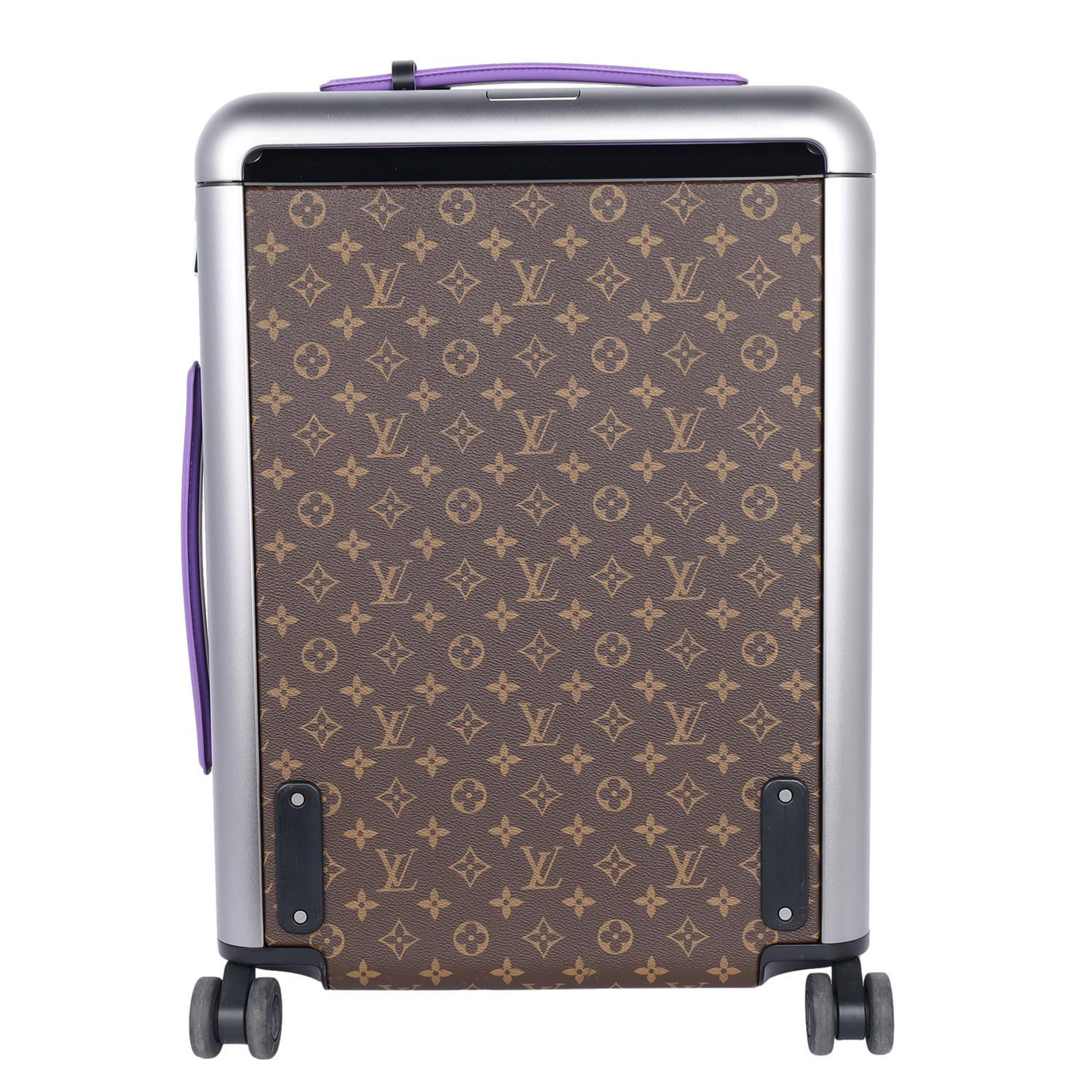 Louis Vuitton Horizon 55 Rolling Suitcase Monogram Purple 1