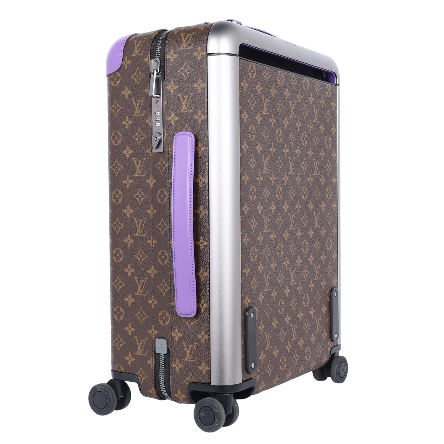 Louis Vuitton Horizon 55 Rolling Suitcase Monogram Purple 4