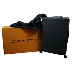 Louis Vuitton Horizon 70 Damier Graphite Black Carry On Rolling Suitcase Luggage
