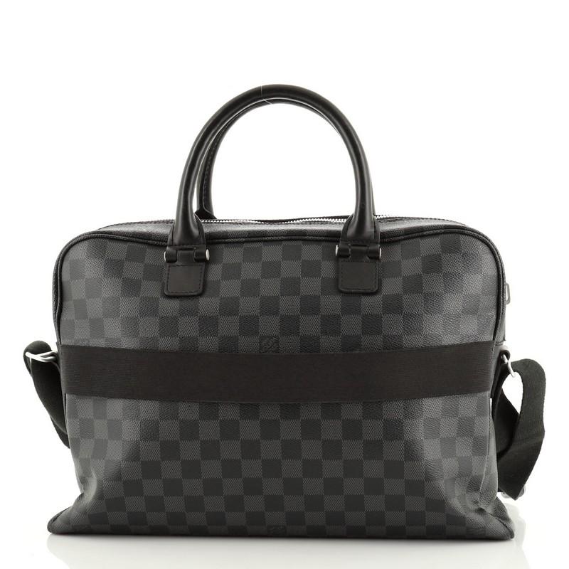 Black Louis Vuitton Horizon Briefcase Damier Graphite