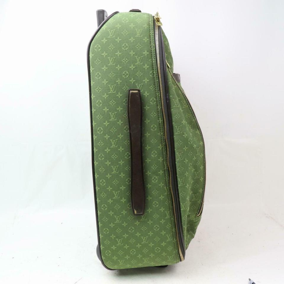 Louis Vuitton Horizon Khaki Annette Pegase Rolling Luggage 871668 Green Monogram 2