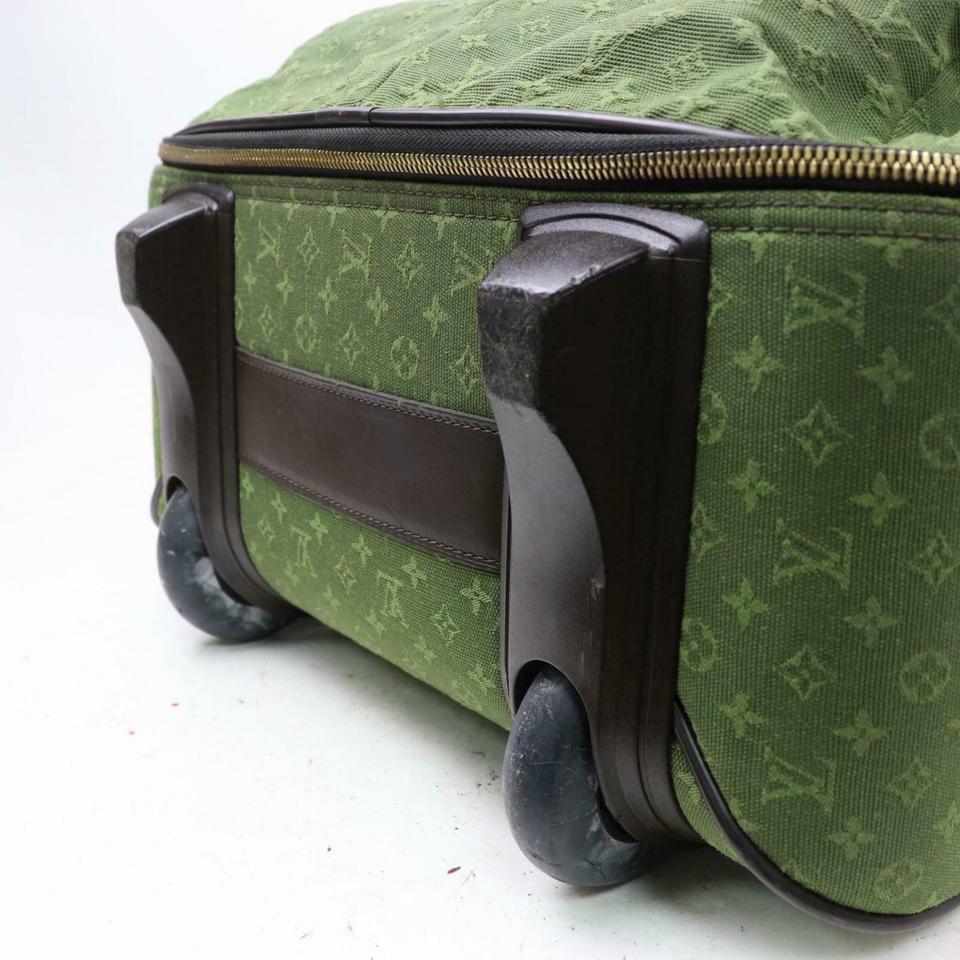 Louis Vuitton Horizon Khaki Annette Pegase Rolling Luggage 871668 Green Monogram 3