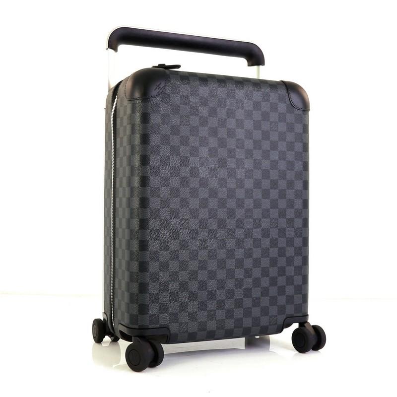 Black Louis Vuitton Horizon Luggage Damier Graphite 55 