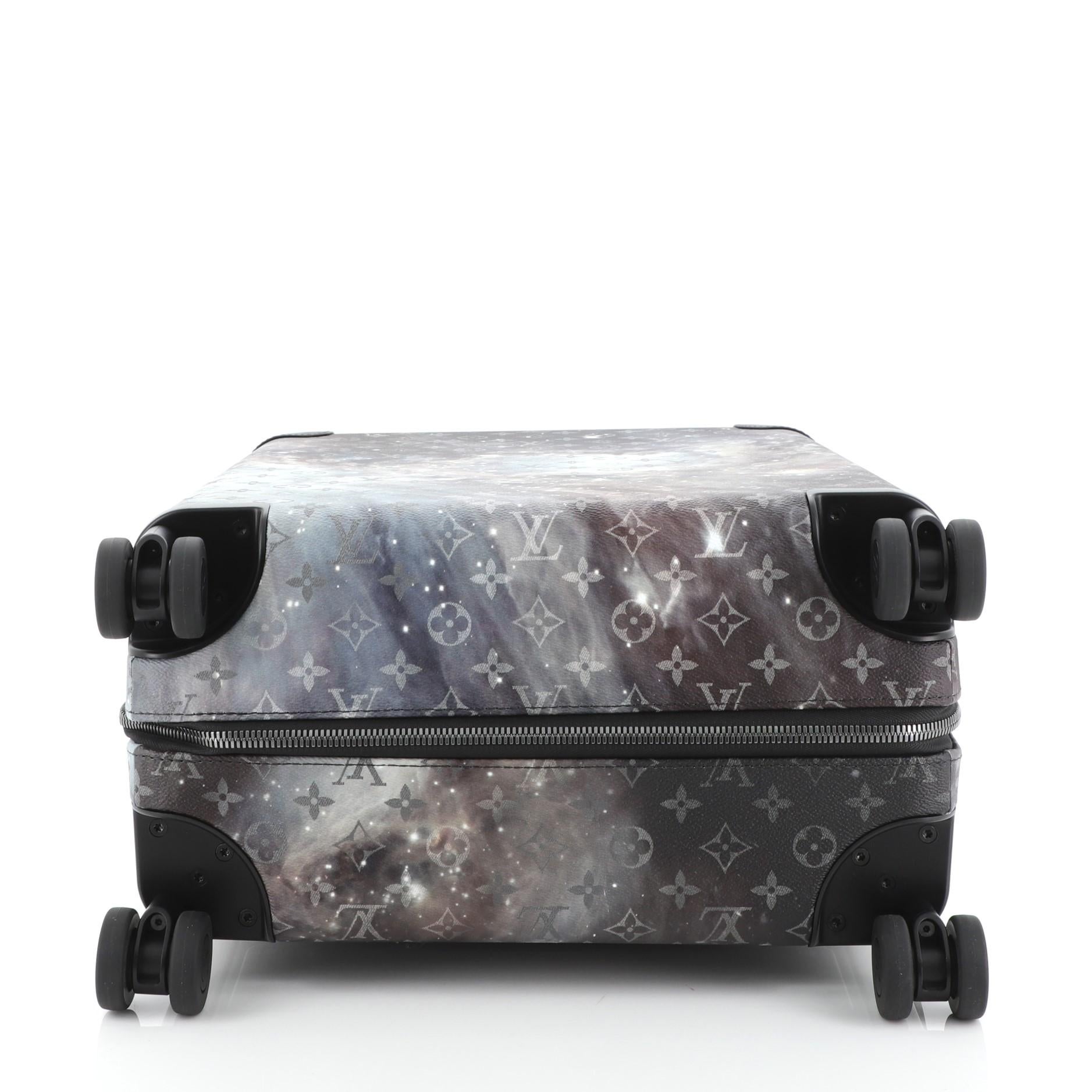 Gray Louis Vuitton Horizon Luggage Limited Edition Monogram Galaxy Canvas 55